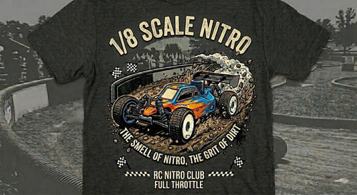 1/8 Scale Nitro RC Racing Full Throttle Tee