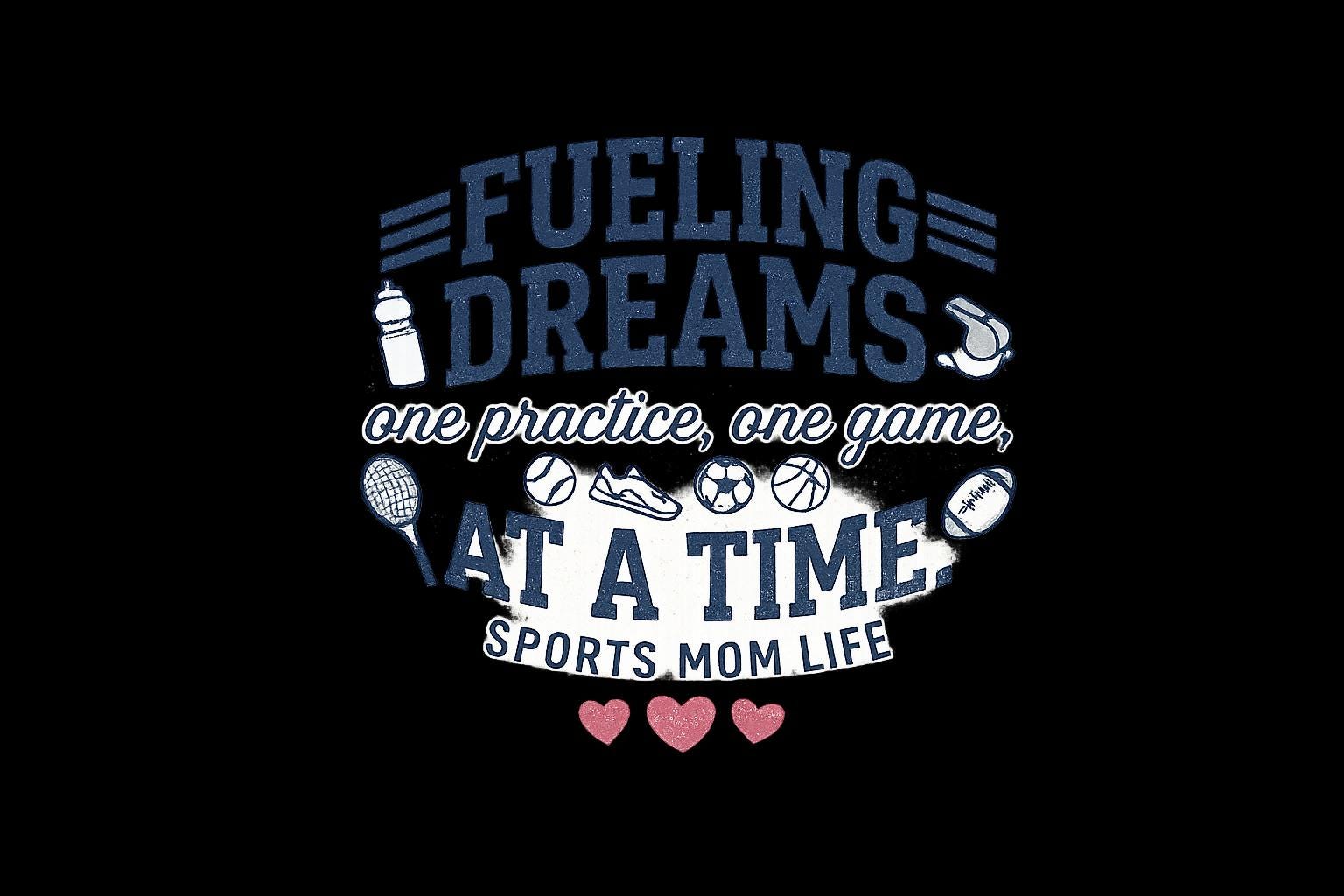 Fueling Dreams Sports Mom Life Tee
