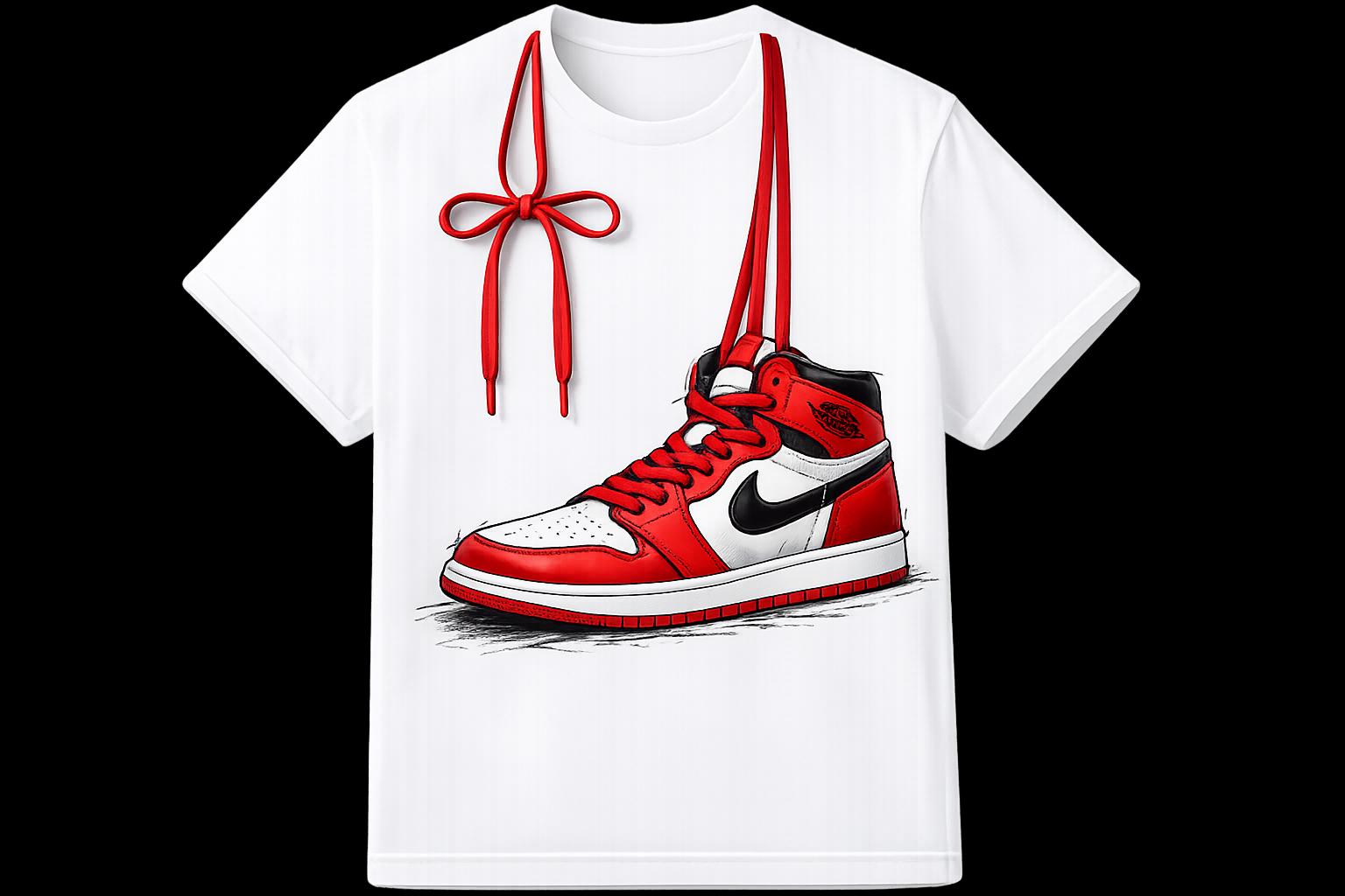 Air Jordan Chicago Sketch T-Shirt – Sneaker Art Streetwear Tee