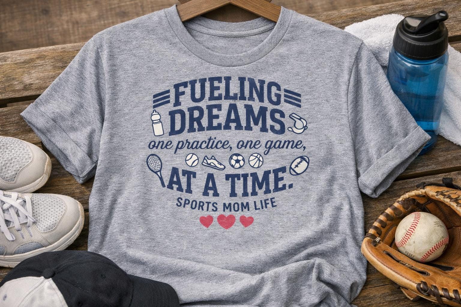 Fueling Dreams Sports Mom Life Tee